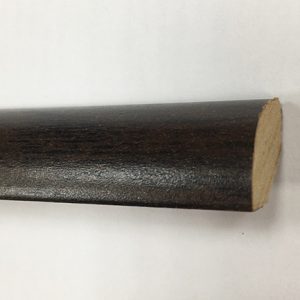 1/4 de rond WENGE 14x14 (1001)