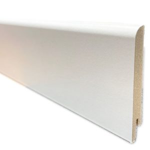 PLINTHE MDF BLANC 80x15 DINACHOC P801 - Certifié PEFC 70%