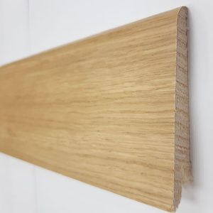 Plinthe plaquee bois chêne naturel 80X15X2500mm