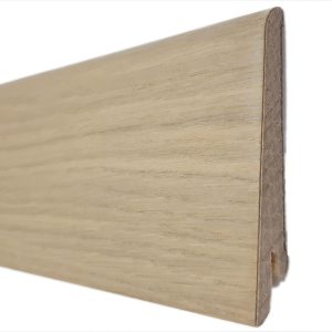 PLINTHE PLAQUEE BOIS CHENE HUILE INVISIBLE /BLANCHI 80x15X2500 DINACHOC P812  - Certifié PEFC 70%