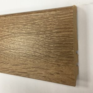 PLINTHE MDF FINITION CHENE NOYER MARRON GLACE 80X15 (1027)