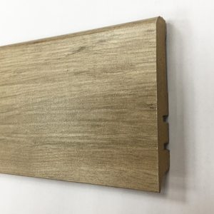 PLINTHE MDF FINITION CHENE GRIS VERT MADRID 80X15 (1140)