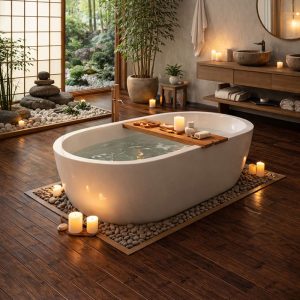 BAMBOU MASSIF VERNI HORIZONTAL MAT CIOCCOLATO 96X15X960MM