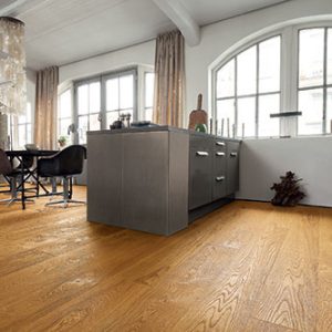 CHENE MASSIF HUILE BROSSE MIEL PURE MARKANT 180X20X500-1800mm Certifié FSC 100 % Obligatoire : Application d'huile-cire dès la 1ère utilisation