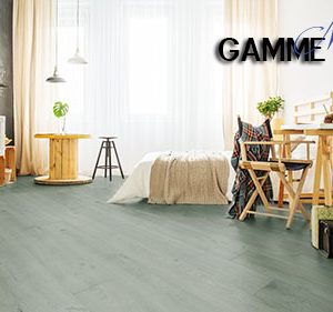 CHENE CONTRECOLLE HUILE BROSSE RUSTIQUE GRIS MENTHE A ANGLAISE 190X14,2X1820mm - LOT DE 8.28M² DISPONIBLE UNIQUEMENT A PANTIN Obligatoire : Application d'huile-cire dès la 1ère utilisation