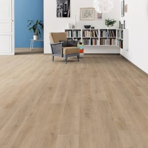 HARO Sol Stratifié TRITTY 100 Planche large à l'ancienne 4V Chêne Veneto crema* authentic mat Top Connect