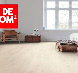 HARO Sol Stratifié TRITTY 90 Planche large à l'ancienne 4V Chêne Savona blanc* soft mat Top Connect PRIX POUR LE LOT DE 31,08M²