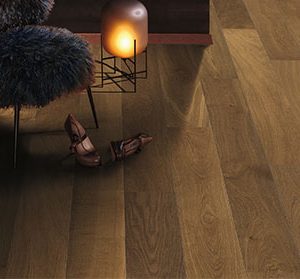HARO PARQUET 4000 Planche large à l'ancienne 180x13.5x2200mm 4V Chêne fumé léger Markant brossé naturaLin plus Top Connect -Certifié PEFC 70% - LOT DE 15.85M² VISIBLE A PANTIN