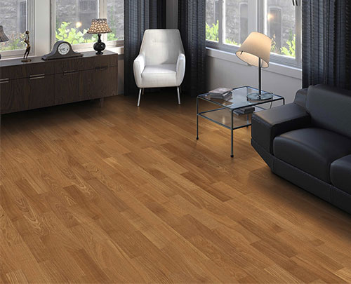 HARO PARQUET 4000 Lame Allegro Chêne Trend brossé naturaLin plus Rainure & languette 70mmx10mm L490mm (compatible avec sol rafraîchissant) - Certifié PEFC 70% - LOT DE 54.34M²