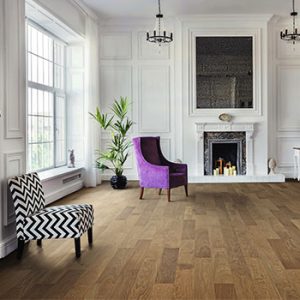 HARO PARQUET 4000Planche large Prestige Chêne fumé Markant brossé naturaLin plus Rainure & languette 120x10 L1000 (compatible avec sol rafra&icirc;chissant) - Certifié PEFC 70% - LOT DE 6.24M²