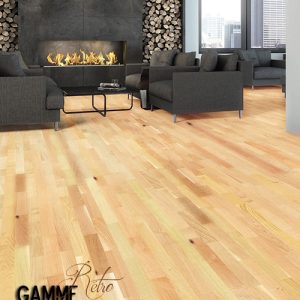 HEVEA FLOTTANT VERNI LISSE RUSTIQUE 3 FRISES 190x14,5x1820mm - LOT DE 8.28M²