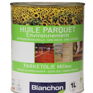 HUILE ENVIRONNEMENT BLANCHON 1L ASPECT BOIS BRUT CAPACITE D'ETALEMENT 15m²/L (huile pour bois clair, blanchit)