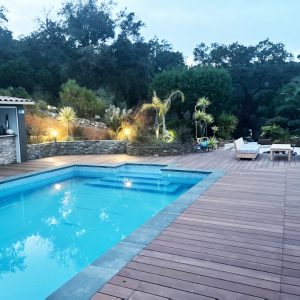 LAME DE TERRASSE MASSARANDUBA BRUT 1 FACE LISSE 145x21x1230mm  (+/- 3 mm)