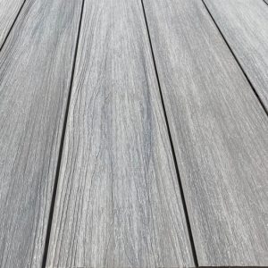 LAME DE TERRASSE COMPOSITE GREY CLIPSABLE 145X22X2200mm - OFFRE AVEC LAMBOURDES + CLIPS + BLOQUEURS