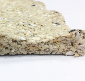 SOUS-COUCHE RÉSILIENTE SOUS-CHAPE 30dB OU PARQUET 23dB en polyuréthane régénéré et élastomère régénéré X3D 17/8 W