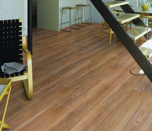 PARQUET SOL STRATIFIE DECOART - CHENE STIRLING MEDIUM - GAMME MILAN - 1380mmX193mmX8mm - Certifié PEFC 70%