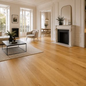 CHENE MASSIF VERNI BROSSE PIQUE CAMPAGNARD DAKOTA 160X14X600 A 2400mm - Certifié FSC 100 %