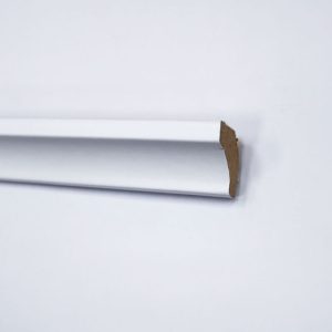 1/4 de rond blanc lame creuse mdf 16X16X2200mm