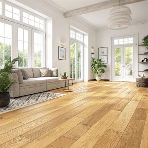 CHENE MASSIF VERNI BROSSE GO4 PR BIS NATUREL SOLEIL DE PROVENCE 125x15mm -Certifié FSC 100%
